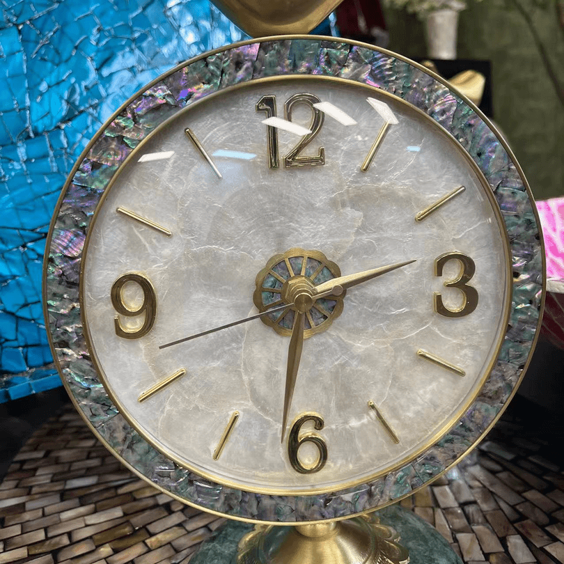 Vintage Brass Annunciation Bird Clock