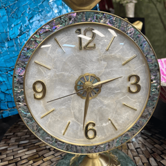 Vintage Brass Annunciation Bird Clock