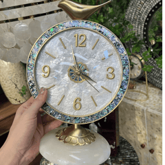 Vintage Brass Annunciation Bird Clock